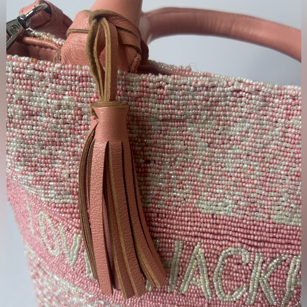 Loveshackfancy De Siena Beaded Cross Body Shoulder Handbag Purse - Picture 10 of 15